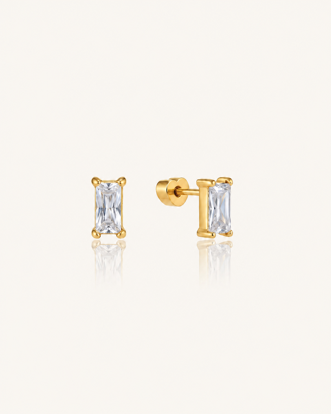 Baguette Celeste Flat-Backs
