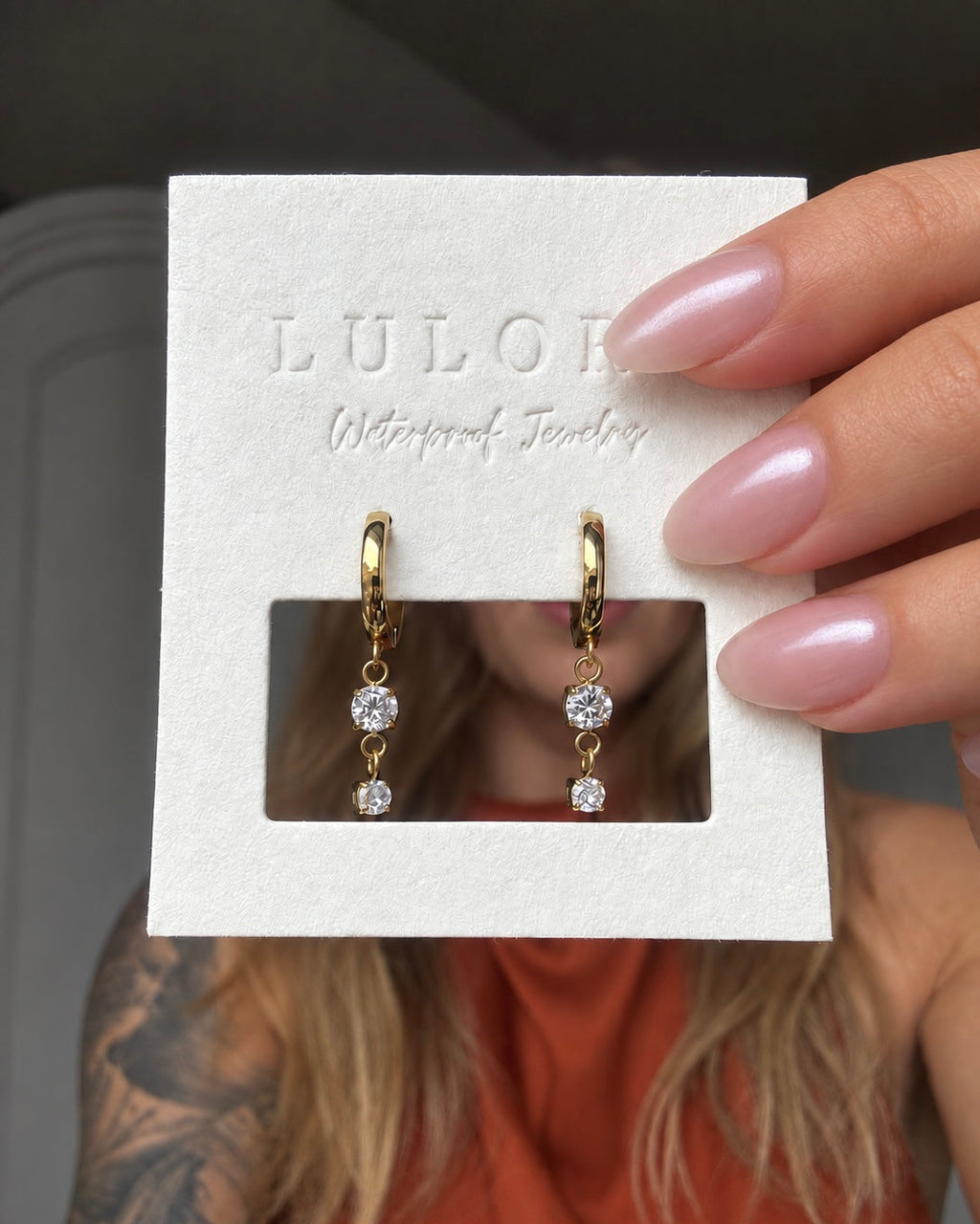 Nova Dangle Hoops