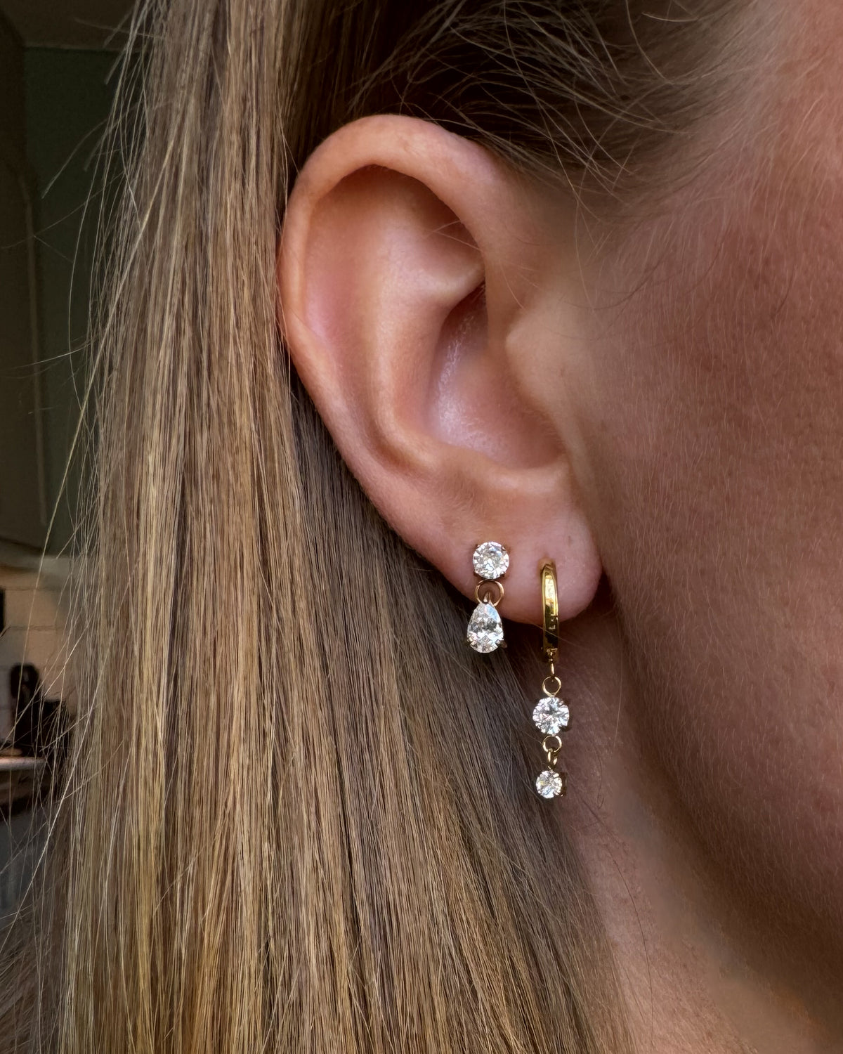Nova Dangle Hoops