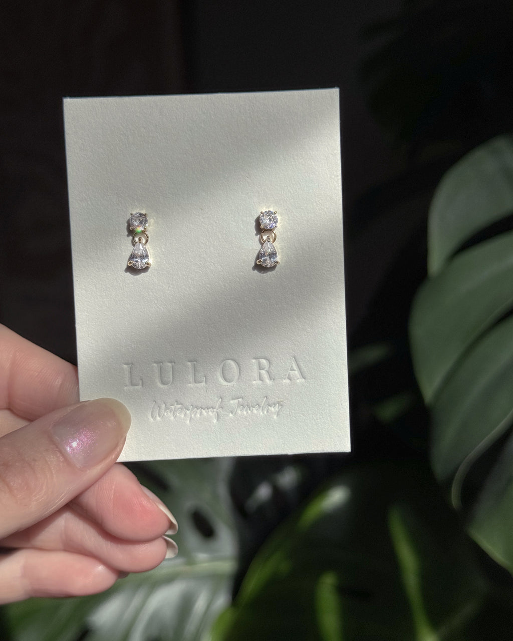 Sparkle Drop Studs