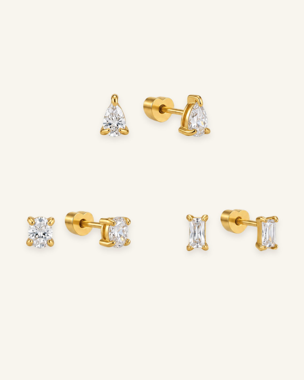 3-pack Mini Celeste Flat-Backs